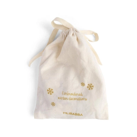 Filibabba Haftowane ozdoby świąteczne Wonderful Winter Forest Friends