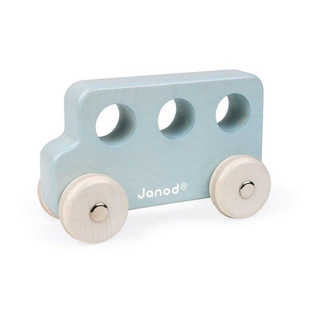 Drewniane pojazdy Sweet Cocoon, opakowanie zbiorcze 8 sztuk (3 modele: 3+3+2), Janod