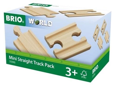 BRIO World Zestaw Torów Prostych Krótkie