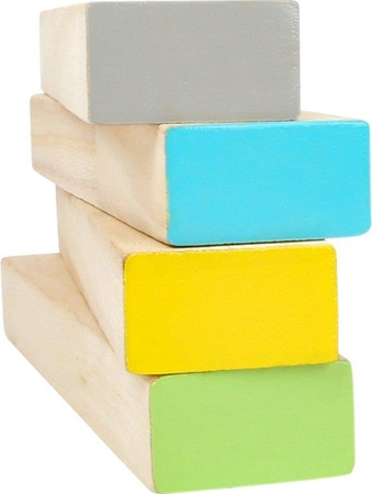 Drewniana Jenga Chwiejna wieża 12027-Small Foot, zręcznościowe gry dla dzieci