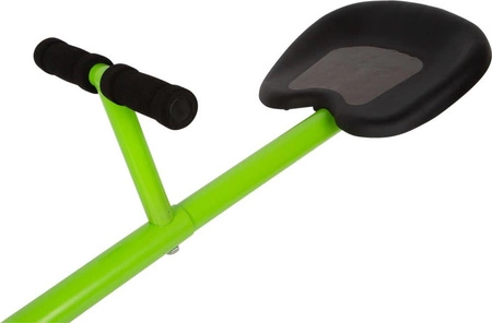 Zielona dwuosobowa huśtawka ogrodowa dla dzieci równoważna Small Foot 9514