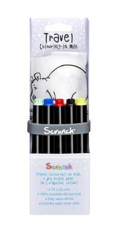 Mata do kolorowania wielokrotnego użytku Scrunch - Nad morzem