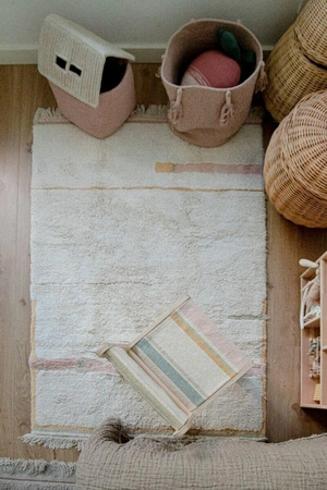 Dywan Bawełniany Lanes Vintage Nude XL, 200x300cm, Maxi Rugs Lorena Canals