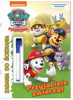 Przyjaciele zwierząt. Psi Patrol. Zadania do ścierania