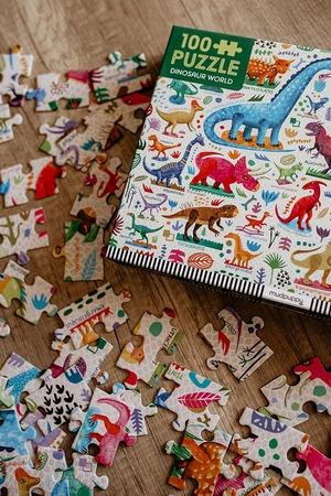 Mudpuppy Puzzle Potężne dinozaury 100 elementów 5+
