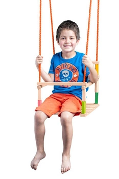 Huśtawka drewniana Premium do 50kg z CE