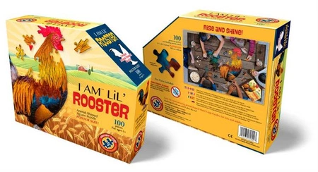 MADD CAPP, Puzzle konturowe I AM Kogut - 100 elem.