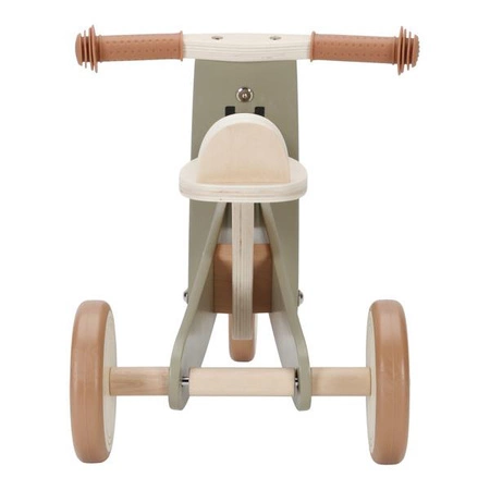 Little Dutch Drewniany rowerek trójkołowy Olive FSC LD7124