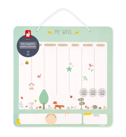 Planer tygodniowy magnetyczny 3+, Janod