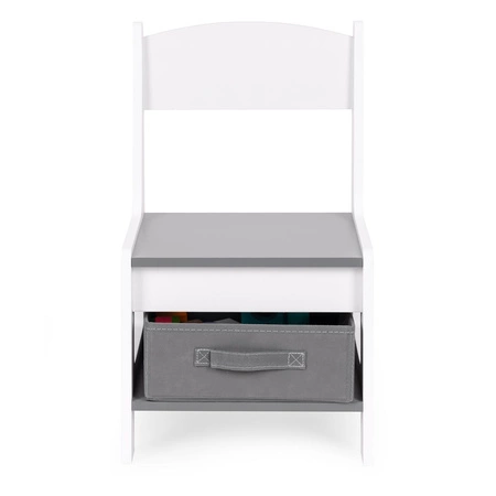 Zestaw mebli dla dzieci stolik + 2 krzesła tablica kredowa ECOTOYS