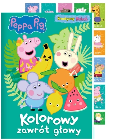 Kolorowy zawrót głowy. Świnka Peppa. Kreatywny Maluch