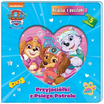 Przyjaciółki z Psiego Patrolu. Psi Patrol. Książka z puzzlami
