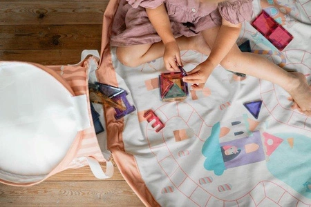 Play&Go SOO Kosz na Zabawki i Mata do Zabawy 2w1 Fairyworld