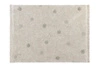Lorena Canals Dywan bawełniany Hippy Dots Natural Olive 120 x 160 cm