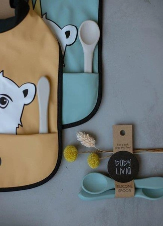 Baby Livia Śliniak Yellow Miś 103-8