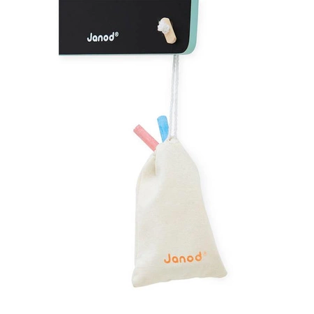 Przenośna dwustronna tablica z akcesoriami 3+, Janod