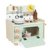 Janod Mała drewniana kuchnia z 9 akcesoriami Shiny Grandma 3+