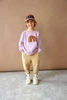 Lassig Bluza z bawełny organicznej GOTS Little Gang Rainbow lilac 7-12 m-cy