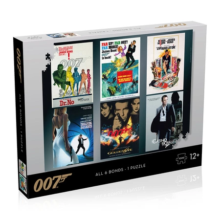 Puzzle 1000 James Bond 007 Actor debut