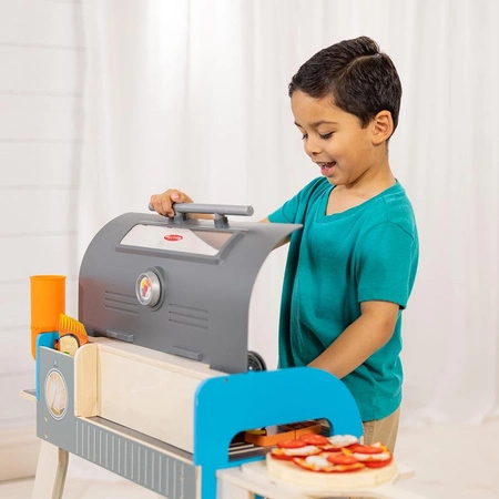 Drewniany grill i piec do pizzy Melissa & Doug 30608