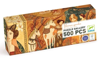 Puzzle tektur. DAMA Z JEDNOROŻCEM 500 el. DJ07624