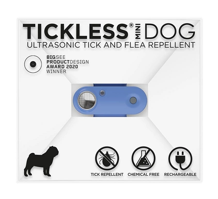 Tickless Pet Mini Greek Blue