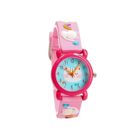 Zegarek dla dzieci PRET HappyTimes Kitty pink