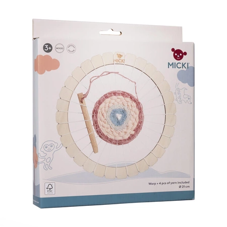 Rama tkacka/krosno dla dzieci okrągłe 21 cm