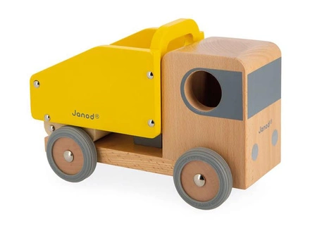 Wywrotka i spychacz drewniane Bolid 2+, Janod