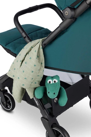 Easywalker Jackey Kompaktowy, samoskładający się wózek spacerowy z torbą transportową Teal Green