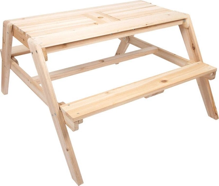 Drewniany stolik dla dzieci do zabawy piaskiem wodą błotem 12422 Small Foot Outdoor zabawki ogrodowe