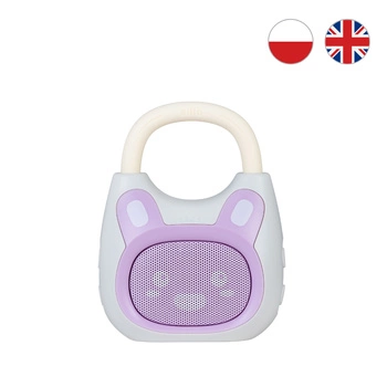 Alilo Pocket Bunny K1 - Odtwarzacz MP3 z Bluetooth - fioletowy