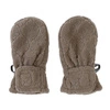 Lodger Polarowe rękawiczki niemowlęce brązowe Fleece Buffalo 0-12 m