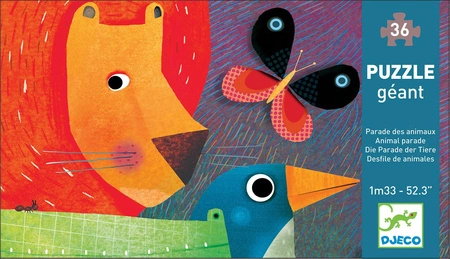 Puzzle PARADA ZWIERZĄT 1,33m 36elementów DJ07171