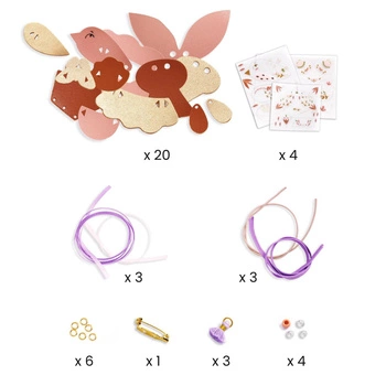 Zrób to sam - komplet biżuterii PTASZEK DJ07977