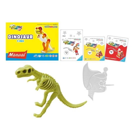 Jumping Clay | Zestaw kreatywny Dinozaur - T-REX