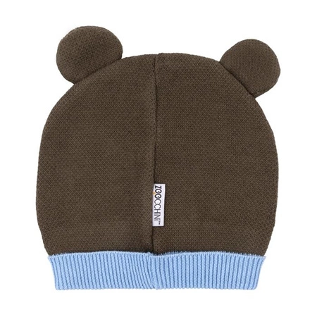 Zoocchini Komplet Zimowy dla Dzieci Czapka i Rękawiczki Miś S