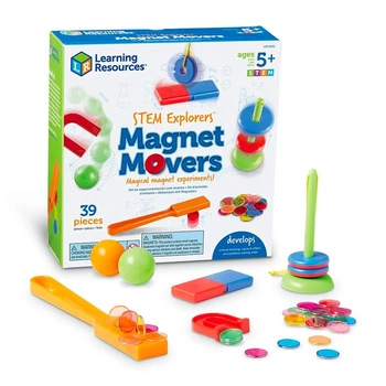 Magnesy, Zestaw Edukacyjny 39 szt. - Magnet Movers