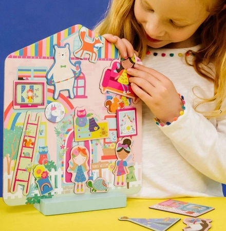 Zaczarowany Świat magnetyczny domek