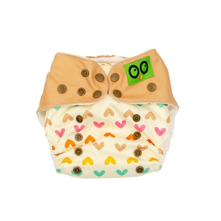 Zoocchini Pielucha wielorazowa AIO z 2 wkładami Jelonek Fiona