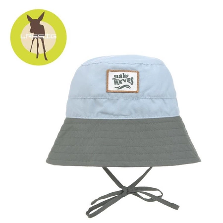 Lassig Kapelusz rybacki z filtrem UV80 Splash & Fun sky blue/deep olive, rozm. 52/53