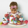 TOOKY TOY Drewniany Zestaw Naczyń Popołudniowa Herbatka