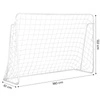 Bramka piłkarska z siatką do piłki nożnej 180x122cm Ecotoys
