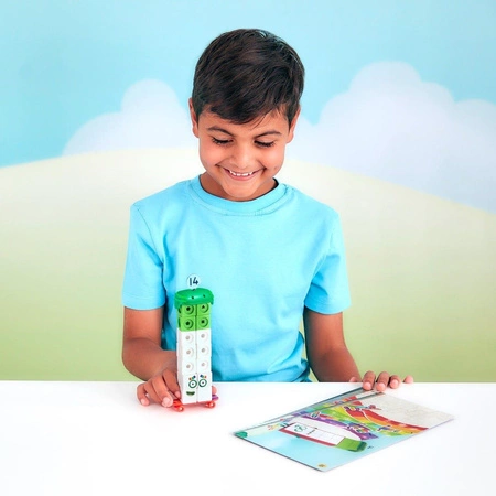 Klocki, Kostki matematyczne, Zestaw edukacyjny 11-20, MathLink Cubes, Numberblocks