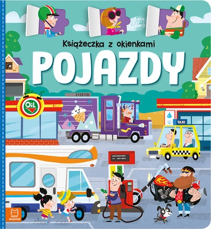 Pojazdy. Książeczka z okienkami