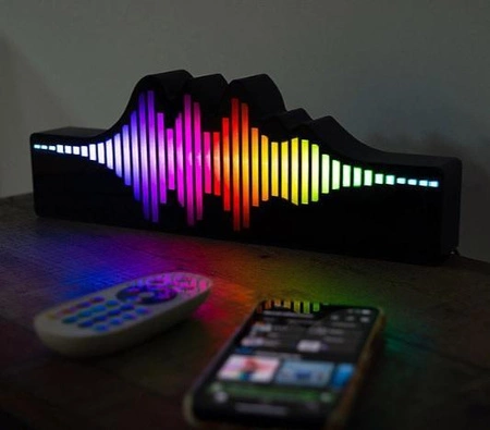 Sound Wave Logo Light / Lampka Logo - fala dźwiękowa