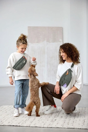 PALOPA Torebka nerka na smakołyki dla psa Emma dark olive