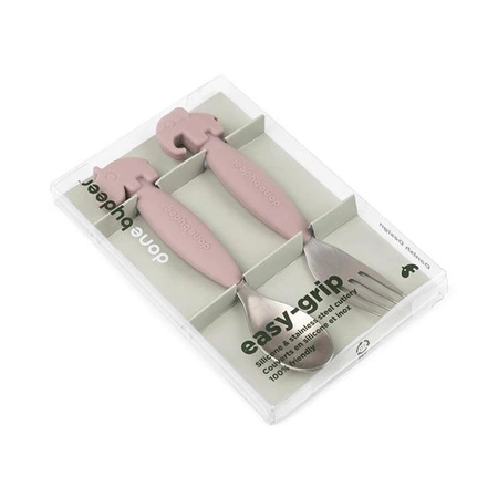 Done by Deer Sztućce dla Dziecka Easy-Grip Powder 2 szt.