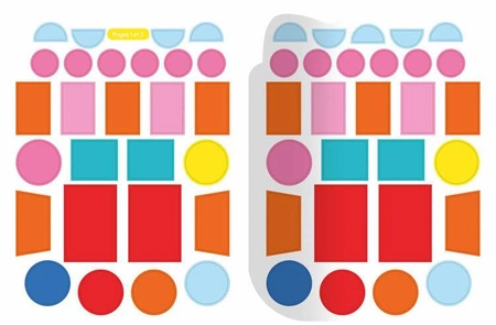 Auzou Moje pierwsze naklejki kształty Kotek 22021