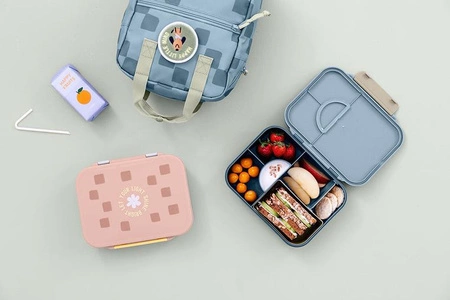 Lassig Lunchbox Bento z przegródkami Pattern Party Blue/green